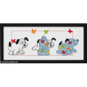 Permin, kit les trois chiots (PE92-3389)