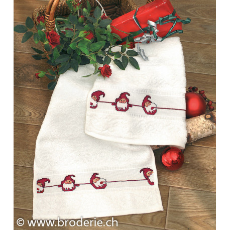 Permin, Kit 2 linges éponge - lutins (PE28-9555)