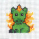 Permin, kit enfant licorne verte (PE14-3380)