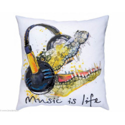 RTO, kit avec fond imprimé Music is life (RTODT-M019)
