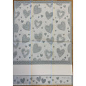 Stafil, Linge de cuisine gris avec des coeurs (220172-2)