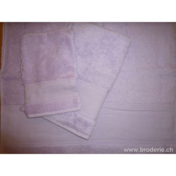 Stafil, linge éponge 50x100cm violet (STA35-52)