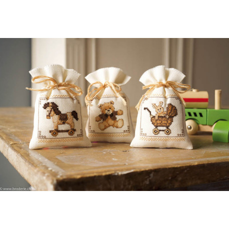 Vervaco, kit 3 sachets jouets (PN0148117)