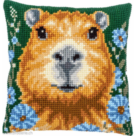 Vervaco, kit coussin au point de croix Capibara (PN0229227)
