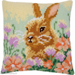 Vervaco, kit coussin au point de croix Lapin (PN0212076)