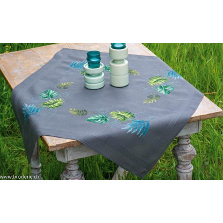 Vervaco, kit imprimé nappe Feuilles botaniques (PN0189719)