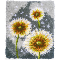 Vervaco, kit tapis Fleurs de pissenlits (PN0211066)