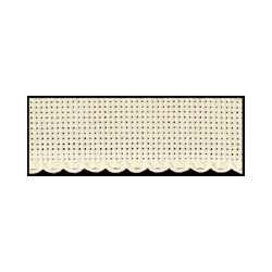 Zweigart, bande à broder Aïda écru 5cm (7107-30)