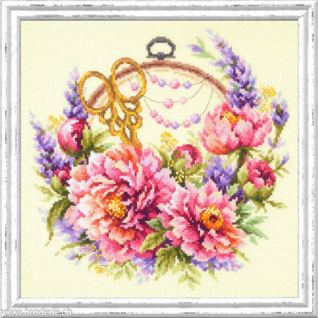 Magic Needle, kit Peonies for Needlewoman (MN100-124)