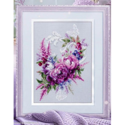 Magic Needle, kit Purple Silk Peonies (MN70-04)