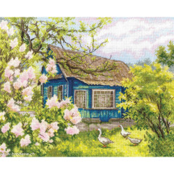 Andriana, kit Lilacs near the house (SANS-77)