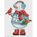 Andriana, kit Snowman with a bird (SANS-80)