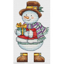 Andriana, kit Snowman with a gift (SANS-78)