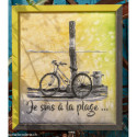 Isabelle Vautier, grille Je suis à la plage (ISA62)