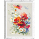 Magic Needle, kit Poppies and Daisies (MN100-061)