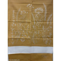 Graziano, Linge de cuisine Campi Fleurs jaune-beige (CU6568)