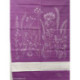Graziano, Linge de cuisine Campi Fleurs rose-violet (CU6564)