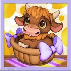 Artibalta, kit diamant Little bull (AZ-1887)