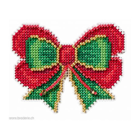Mill Hill, kit Holiday Bow magnet (MH18-2633)
