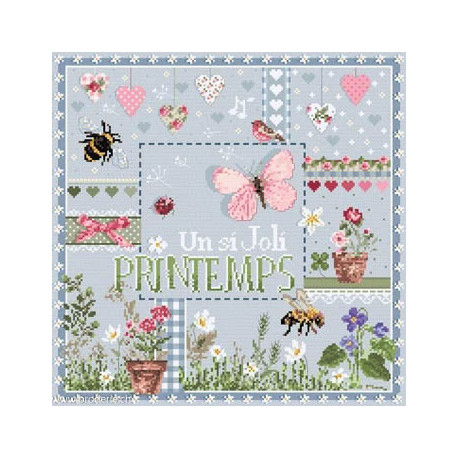 Madame la Fée, grille Joli Printemps (FEE194)