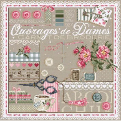 Madame la Fée, grille Ouvrages de Dames (FEE195)