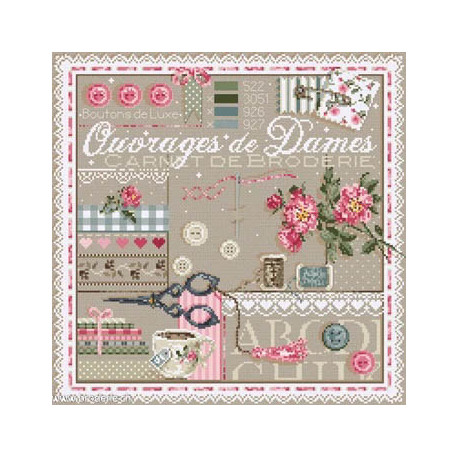 Madame la Fée, grille Ouvrages de Dames (FEE195)