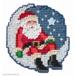 Mill Hill, kit Sleepy Santa magnet (MH18-2631)