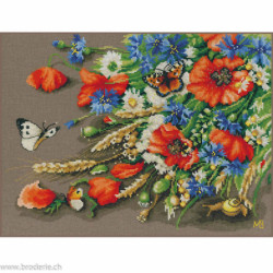 Lanarte, Kit au point compté Treasures of the meadow (LA0205694)