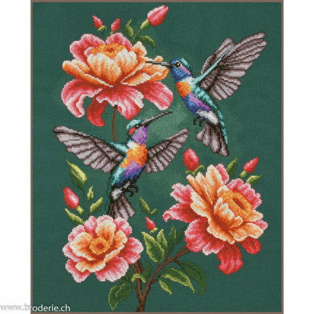 Lanarte, Kit au point compté The hummingbird waltz (LA0231682)
