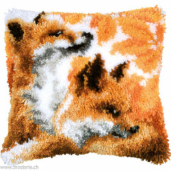 Vervaco, kit coussin au point noué Renards en automne (PN0221709)