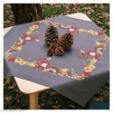 Vervaco, kit imprimé nappe Hérisson et rouge-gorge (PN0211004)