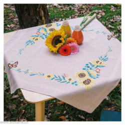 Vervaco, kit imprimé nappe Tournesols (PN0206705)