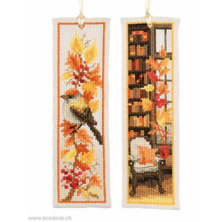 Vervaco, Kit marque-page Automne lot de 2 (PN0219145)