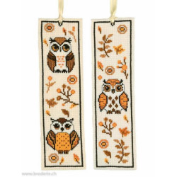 Vervaco, kit marque-page Hiboux lot de 2 (PN0226203)