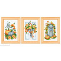Vervaco, kit miniature Automne lot de 3 (PN0227555)