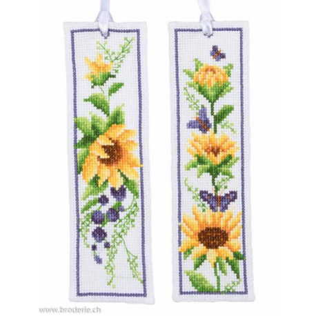 Vervaco, Kit marque-page Tournesols lot de 2 (PN0207191)