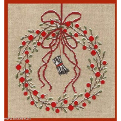 Bonheur des Dames, kit couronne de noël (BD2662)