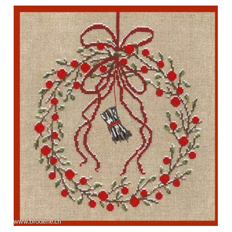 Bonheur des Dames, kit couronne de noël (BD2662)