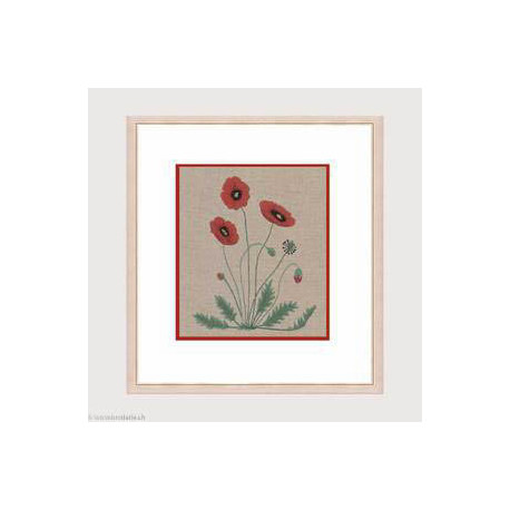 Bonheur des Dames, kit imprimé Coquelicots (BD1515)