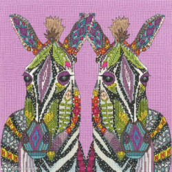 Bothy Threads, kit - Jewelled Zebras (BOXSTU6)