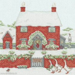Bothy Threads, kit Christmas Cottage (BOXSS17)