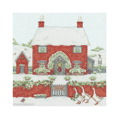 Bothy Threads, kit Christmas Cottage (BOXSS17)