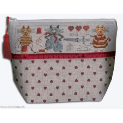 Bonheur des Dames, kit trousse couture chats (BD9046)