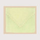 Bonheur des Dames, pochette lin vert tilleul (BDPOC6)
