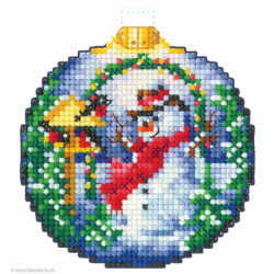 Andriana, kit Christmas Balls Snowman (SANN-25)