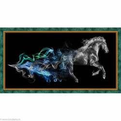 Artibalta, kit diamant Horse in the smoke (AZ-1828)