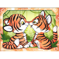 Artibalta, kit diamant Tiger cubs meeting (AZ-4158)