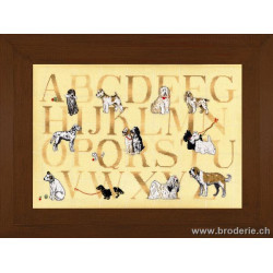 Bonheur des Dames, kit abc chiens (BD1282)