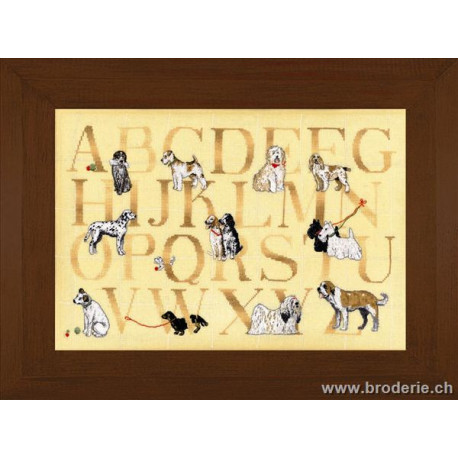 Bonheur des Dames, kit abc chiens (BD1282)