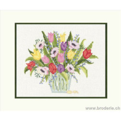 Bonheur des Dames, kit bouquet de tulipes (BD1048)